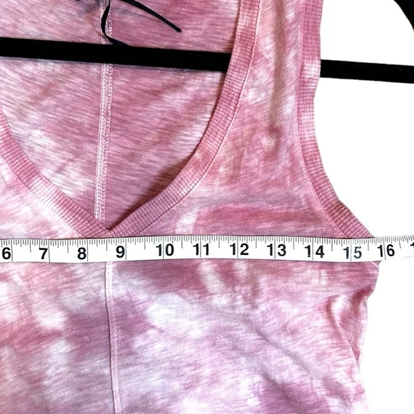 Z Supply Reverie Dress- Zephyr Pink Tie Dye Midi Dresss - Picture 12 of 13